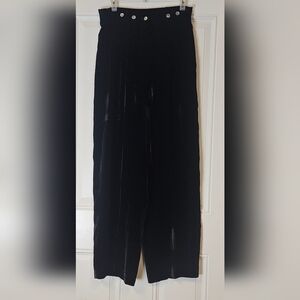 Women's High Rise Silk Rayon Velvet Trouser size 6